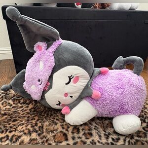 Sanrio Lavender & White Plush Kuromi Tag Detail